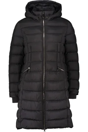Betty Barclay Płaszcze, Kobieta, Czarny, 2XL, Kurtka pikowana z kapturem