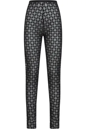 Givenchy Spodnie, Kobieta, Czarny, S, Czarne legginsy dla kobiet
