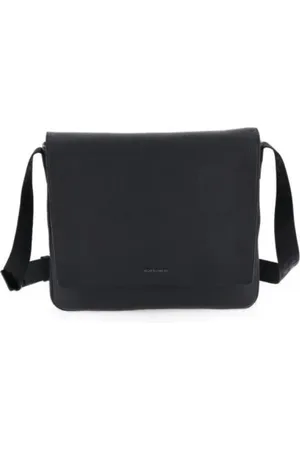Borbonese Torebki, Kobieta, Czarny, ONE SIZE, Skóra, Czarna Skórzana Torba Crossbody