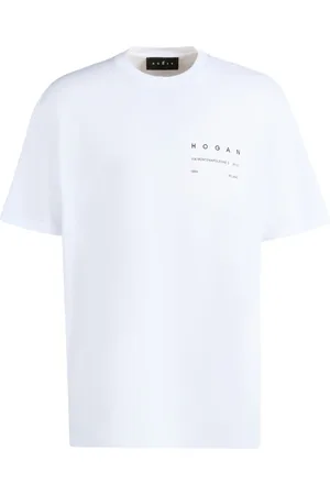 Hogan Koszulki, Kobieta, Biały, M, B001 Bianco T-Shirt