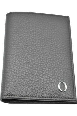 Orciani Akcesoria, Kobieta, Czarny, ONE SIZE, Skóra, Skórzany Portfel z Ochroną Rfid