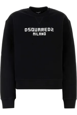 Dsquared2 Bluzy, Kobieta, Czarny, XS, Bawełna, Bawełniana Bluza