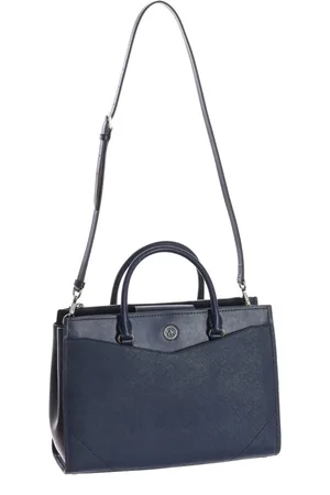 Michael Kors Torebki, Kobieta, Niebieski, ONE SIZE, Skóra, Torebka na ramię Everly