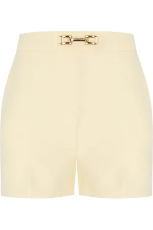 Elisabetta Franchi Szorty, Kobieta, Żółty, S, Poliester, Szorty Lemonade Horsebit