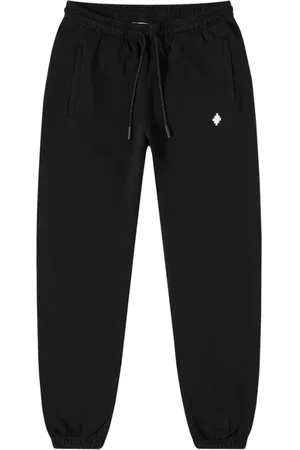 MARCELO BURLON Spodnie, Mężczyzna, Czarny, M, Bawełna, Cross Relax Spodnie Dresowe