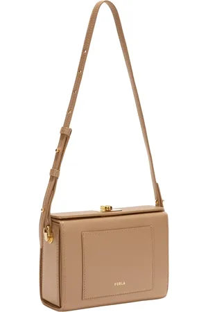 Furla Torebki, Kobieta, Beżowy, ONE SIZE, Skóra, Arco Shoulder Bag Mini