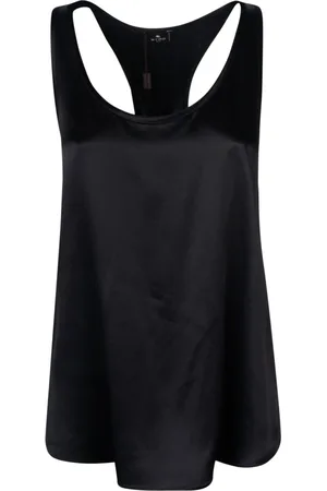 Etro Koszulki, Kobieta, Czarny, S, Anicka Sleeveless Top