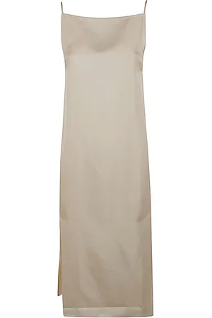 Loulou Studio Sukienki, Kobieta, Beżowy, S, Sukienka Cream Rose Sulum