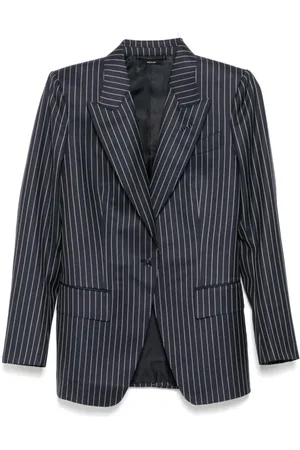 Tom Ford Kurtki, Kobieta, Niebieski, S, Granatowa Kurtka Wallis Stylowa Ekologiczna