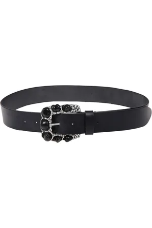 P.A.R.O.S.H. Akcesoria, Kobieta, Czarny, M, Skóra, Fantasia Nero Belt