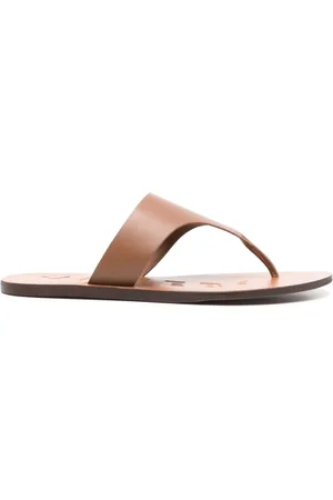 MANEBI Buty, Kobieta, brązowy, 37 EU, Brązowe Sandały na Stylowe Lato