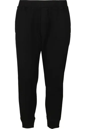 Dsquared2 Spodnie, Mężczyzna, Czarny, M, Bawełna, Icon Spodnie Dresowe