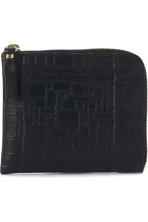 Comme des Garçons Akcesoria, unisex, Czarny, ONE SIZE, Skóra, Prostokątny Portfel Bustina