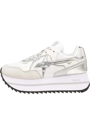 W6YZ Buty, Kobieta, Szary, 39 EU, Suede and technical fabric sneakers Deva W.