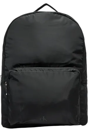Calvin Klein Torebki, Kobieta, Czarny, ONE SIZE, Poliester, Plecak z zamkiem błyskawicznym i kieszeniami na zamek