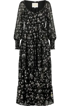 Fabienne Chapot Sukienki, Kobieta, Czarny, S, Elegancka sukienka z paskiem w formie kokardy