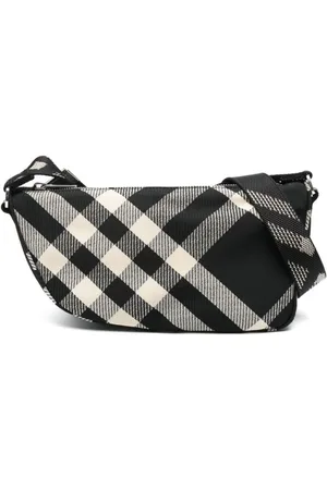 Burberry Torebki, Mężczyzna, Wielobarwność, ONE SIZE, Bawełna, Shield Sling Bag