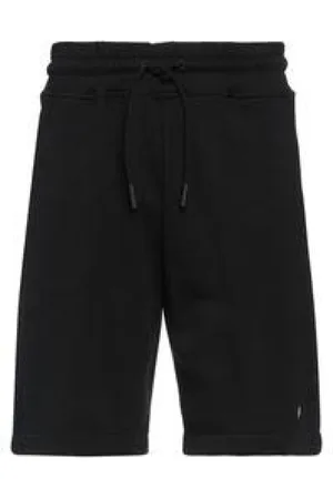 MARCELO BURLON Szorty, Mężczyzna, Czarny, M, Casual Shorts