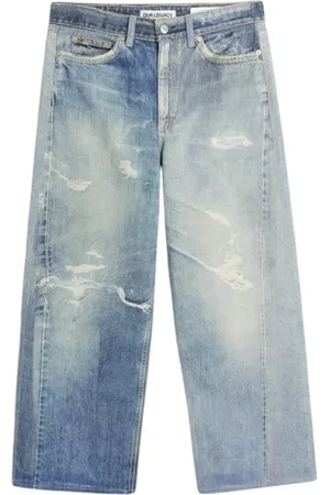 OUR LEGACY Jeansy, Kobieta, Niebieski, XS, Denim, Klasyczne jeansy denimowe