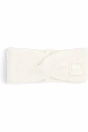 Calvin Klein Akcesoria, Kobieta, Biały, ONE SIZE, Opaska z Plamą