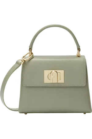 Furla Torebki, Kobieta, Zielony, ONE SIZE, Skóra, Top Handle Mini