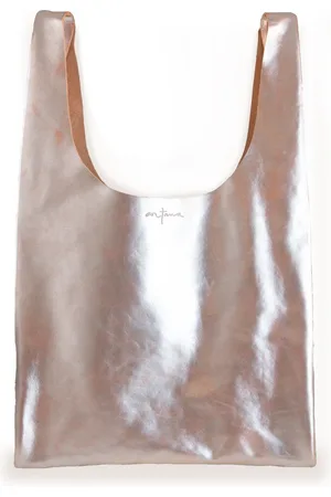 Cortana Torebki, Kobieta, Szary, ONE SIZE, Skóra, Mała Skórzana Torba Shopper