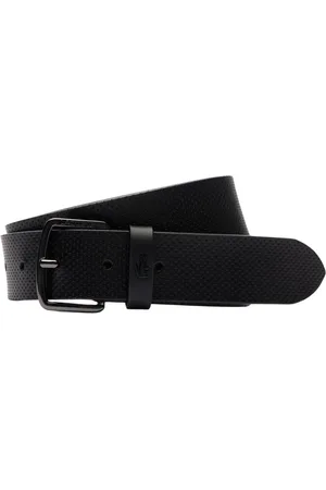 Lacoste Akcesoria, Mężczyzna, Czarny, ONE SIZE, Skóra, Pasek Core Collection
