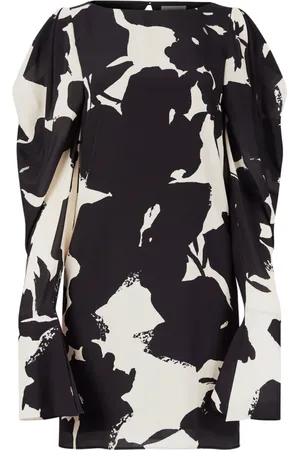 Nina Ricci Sukienki, Kobieta, Czarny, S, Mini sukienka z bufiastymi rękawami