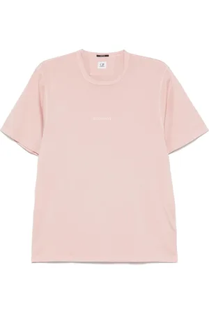 C.P. Company Koszulki, Mężczyzna, Różowy, L, Bawełna, Koszulka Misty Rose
