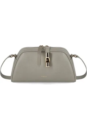 Furla Torebki, Kobieta, Zielony, ONE SIZE, Skóra, Goccia Mini Torebka Crossbody