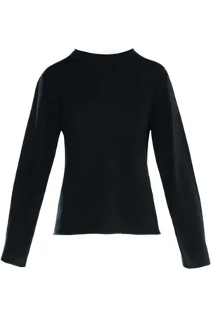 Hest Swetry, Kobieta, Czarny, 2XL, Wełna, Sweter Selma
