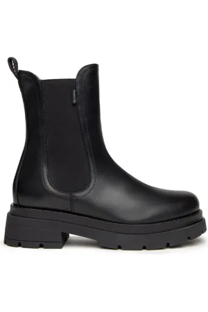 Nero Giardini Buty, Kobieta, Czarny, 37 EU, Skóra, Czarne Botki Sztyblety
