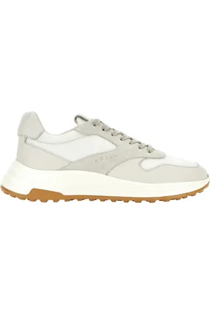Hogan Buty, Mężczyzna, Szary, 44 EU, Skóra, Sneakersy Hyperlight z gładkiej skóry
