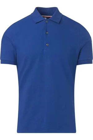 Fusalp Koszulki, Mężczyzna, Niebieski, M, Bawełna, Elastyczna koszulka polo