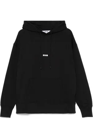 Msgm Bluzy, Mężczyzna, Czarny, S, Bawełna, Nero Sweatshirt