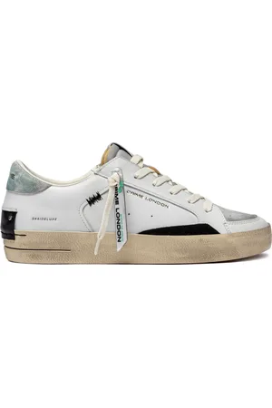 Crime london Buty, Mężczyzna, Biały, 40 EU, Skóra, Białe Sneakersy w Miejskim Stylu