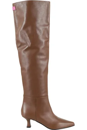 3Juin Buty, Kobieta, brązowy, 36 EU, Over-knee Botki