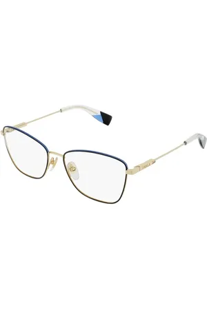 Furla Akcesoria, Kobieta, Wielobarwność, ONE SIZE, Okulary z metalową ramką