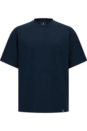 Boggi Milano Koszulki, Mężczyzna, Niebieski, M, Bawełna, Oversized T-shirt