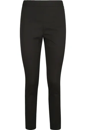 Fabiana Filippi Spodnie, Kobieta, Czarny, 2XS, Bawełna, Spodnie Slim-fit