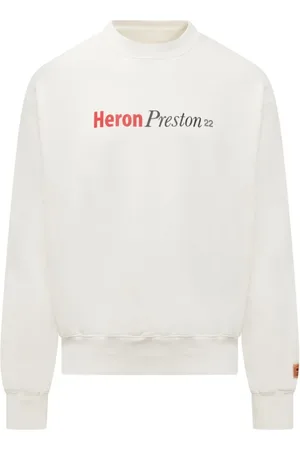 Heron Preston Bluzy, Mężczyzna, Biały, S, Sweter