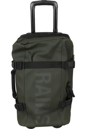 Rains Walizki, Mężczyzna, Zielony, ONE SIZE, Poliester, Wodoodporna Torba Texel Cabin Trolley