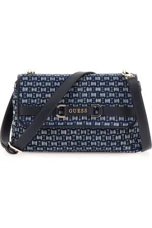 Guess Torebki, Kobieta, Niebieski, ONE SIZE, Denim, Denimowa Torba Hobo Majka Style