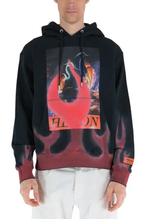 Heron Preston Bluzy, Mężczyzna, Wielobarwność, L, Bawełna, Stylowa bluza z kapturem na co dzień