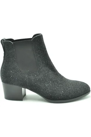 Hogan Buty, Kobieta, Czarny, 36 EU, Eleganckie Botki Zimowe