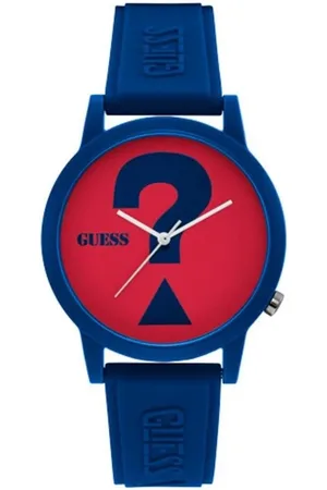 Guess Akcesoria, unisex, Niebieski, ONE SIZE, Resin Quartz Analog Watch