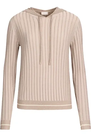 Liu Jo Bluzy, Kobieta, Beżowy, XS, Bawełna, Beżowy sweter z eleganckimi detalami