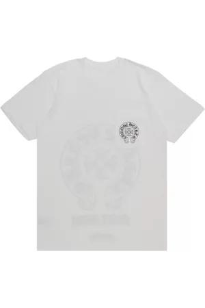 CHROME HEARTS Koszulki, Mężczyzna, Biały, L, Biała Malibu Exclusive Koszulka