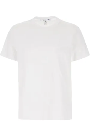 Comme des Garçons Koszulki, Mężczyzna, Biały, XL, Bawełna, T-Shirt