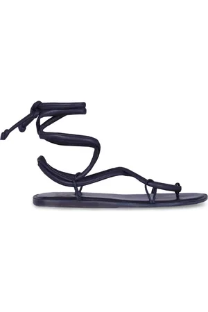 Cortana Buty, Kobieta, Niebieski, 36 EU, Skóra, Sandały Lou Flat